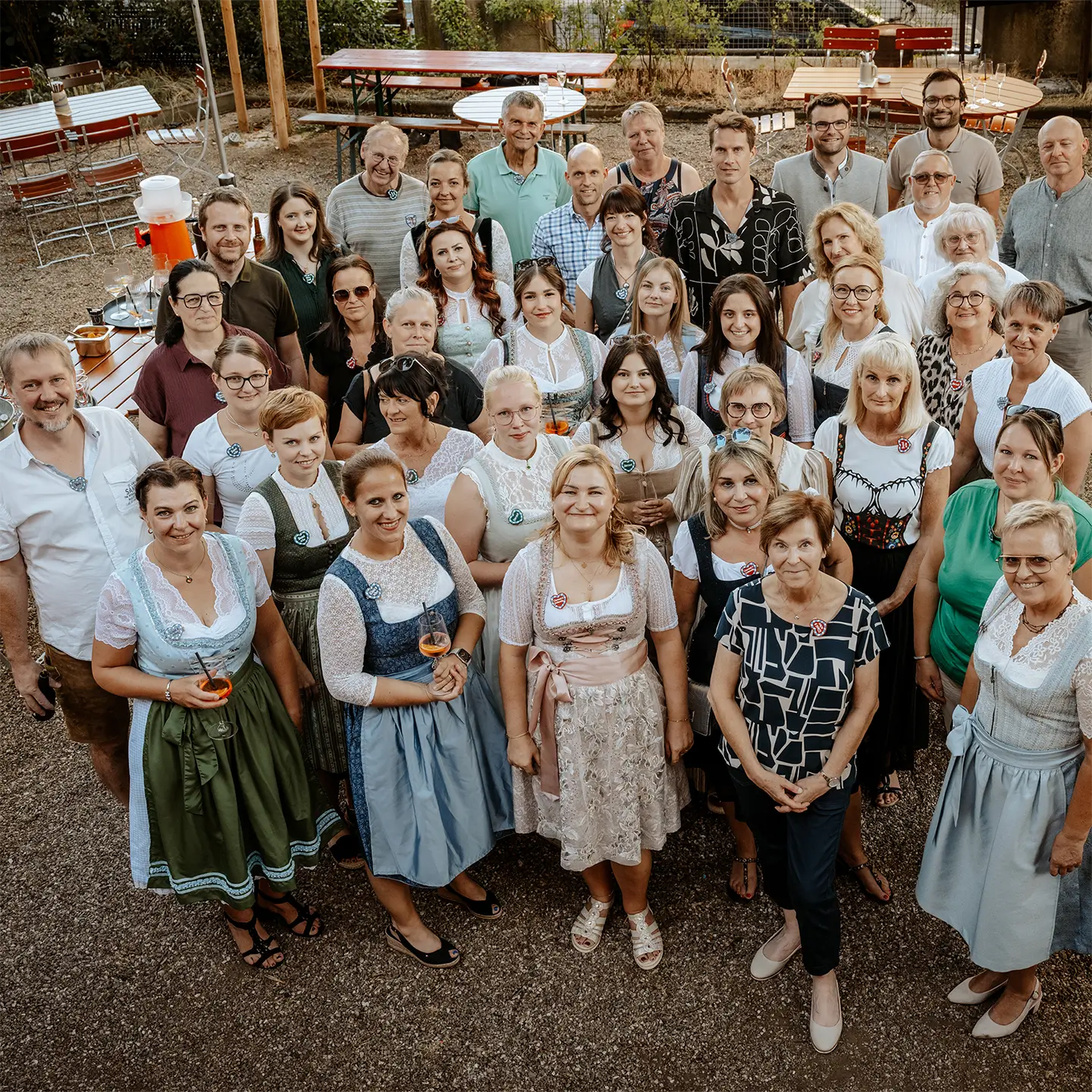 Alle Mitarbeiter des RNZ Weiden beim Sommerfest 2026